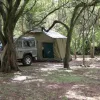 Hornbill Lodge Camping Land Rover and Tent