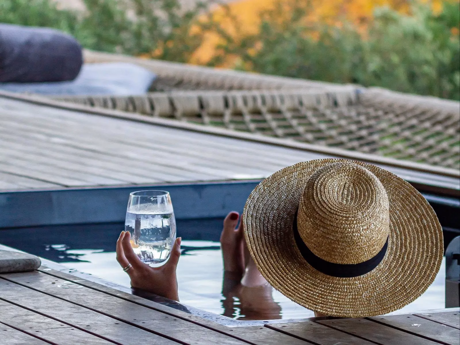 Melozhori Private Game Reserve Hot Tub View